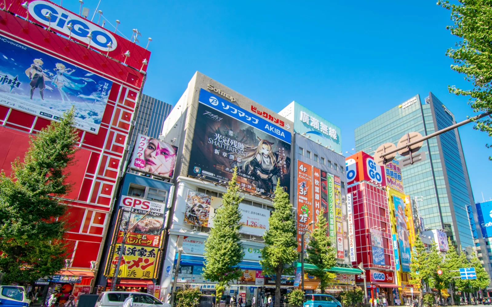 秋葉原エリアの街並み