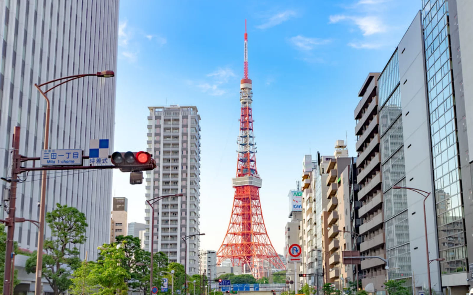 三田エリアの街並み